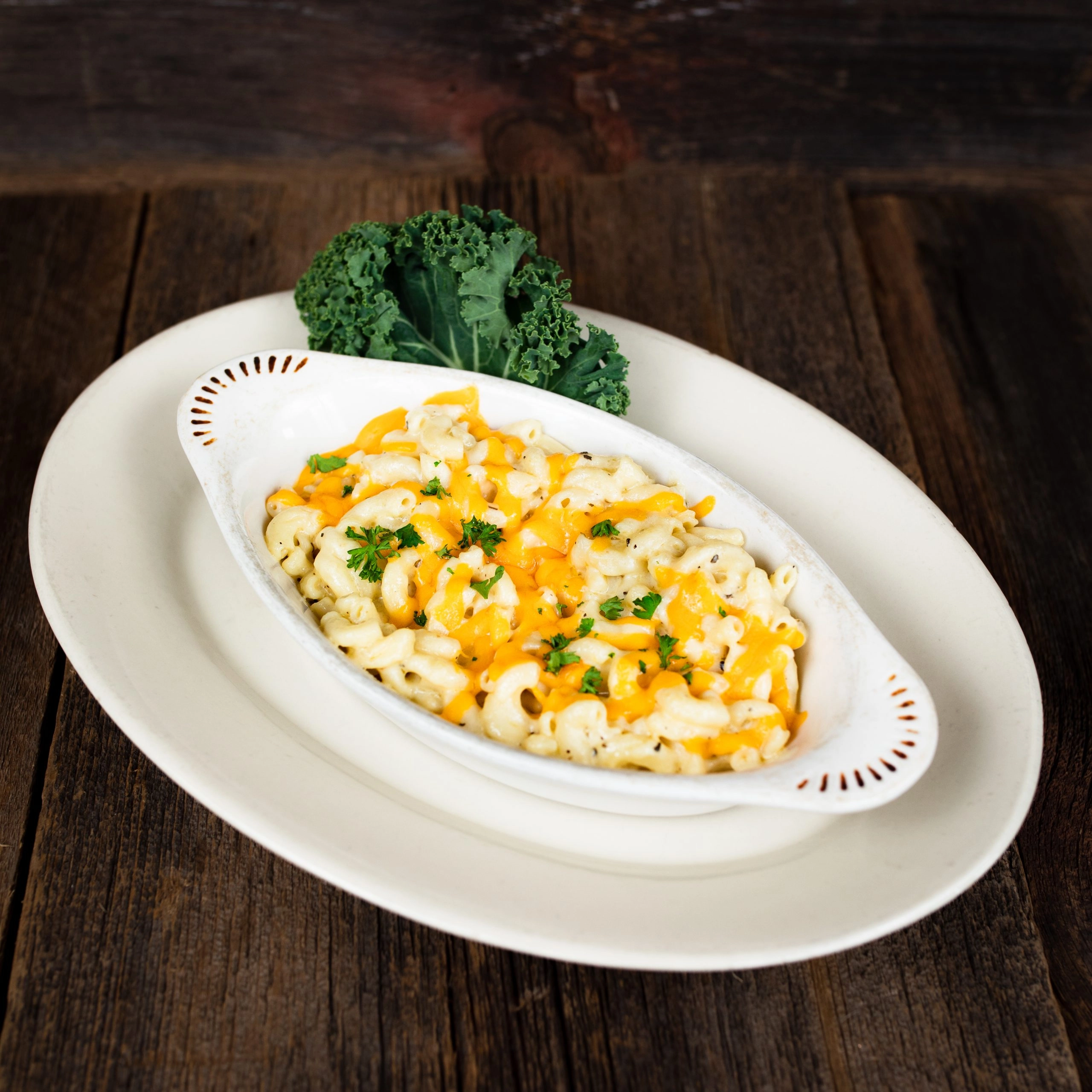 Mac & Cheese with Kale